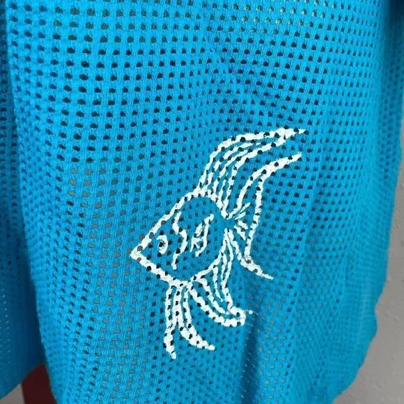 EUC Victoria Harbour Womens Blue Swim Shirt Size XL - Picture 4 of 7